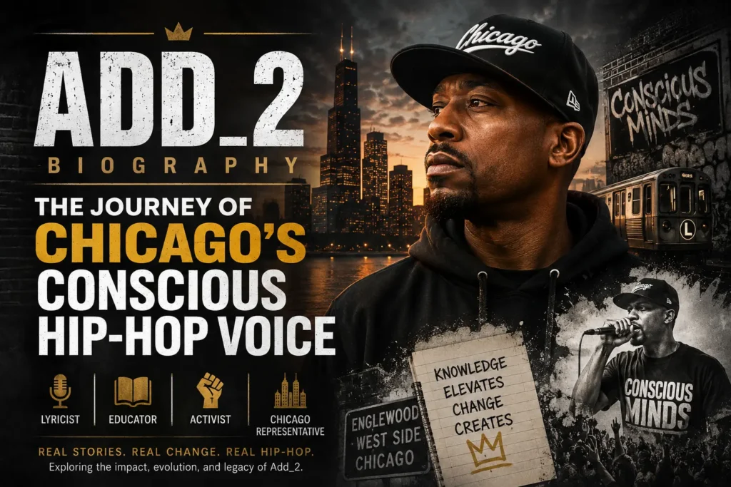 Add_2 Biography: The Journey of Chicago’s Conscious Hip-Hop Voice