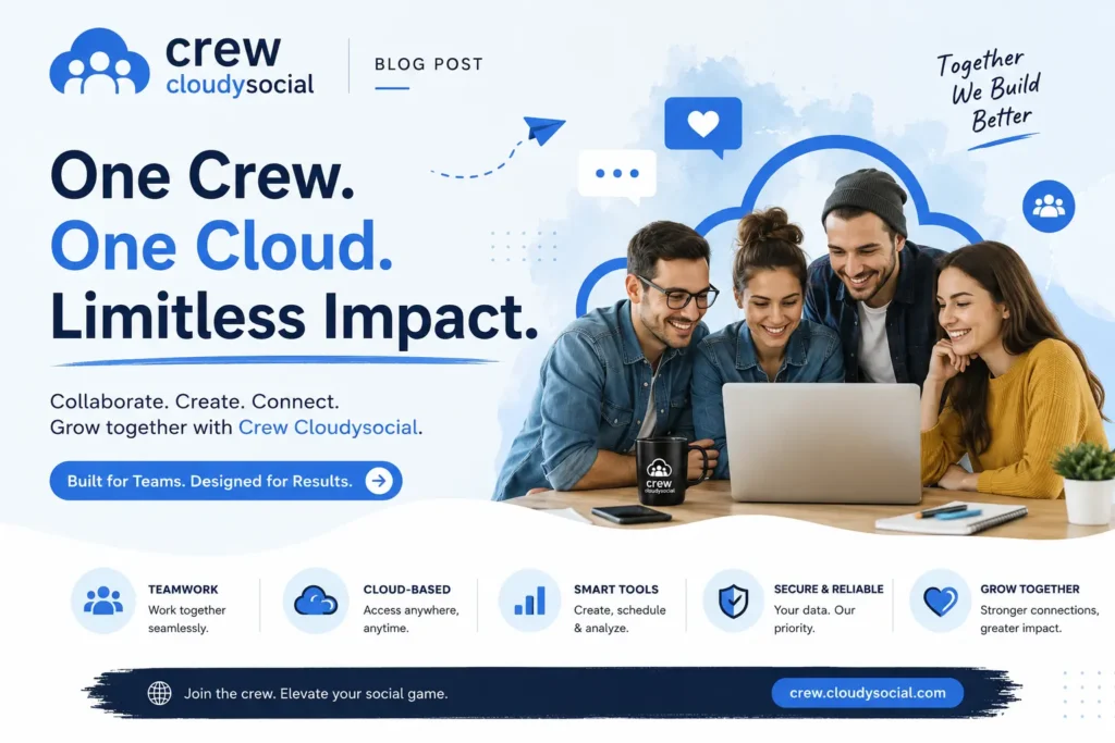Crew Cloudysocial: A Practical 2026 Guide to Smarter Team Collaboration and Content Workflows Crew Cloudysocial: A Practical 2026 Guide to Smarter Team Collaboration and Content Workflows