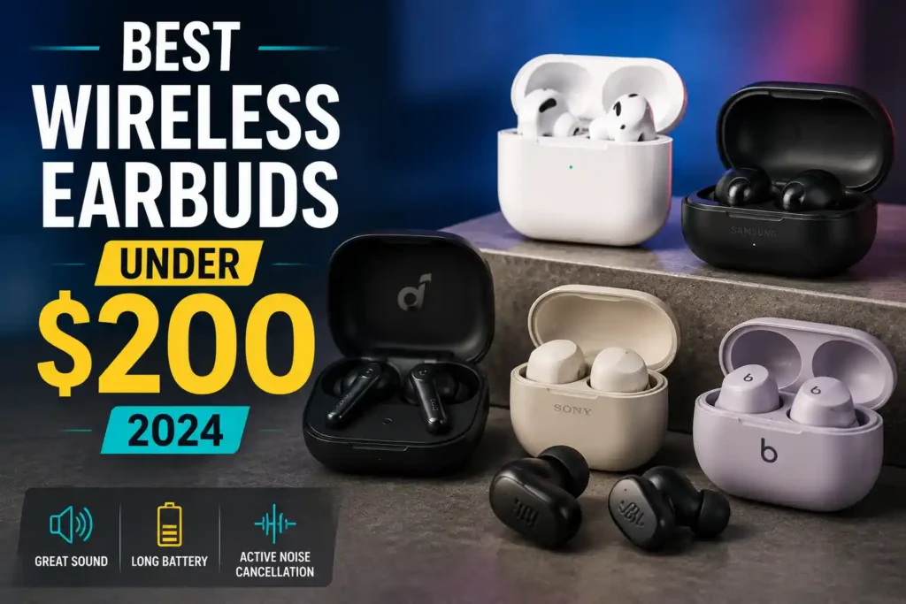 Best Wireless Earbuds Under 200 Dollars 2024: Buy Smart best wireless earbuds under 200 dollars 2024 image