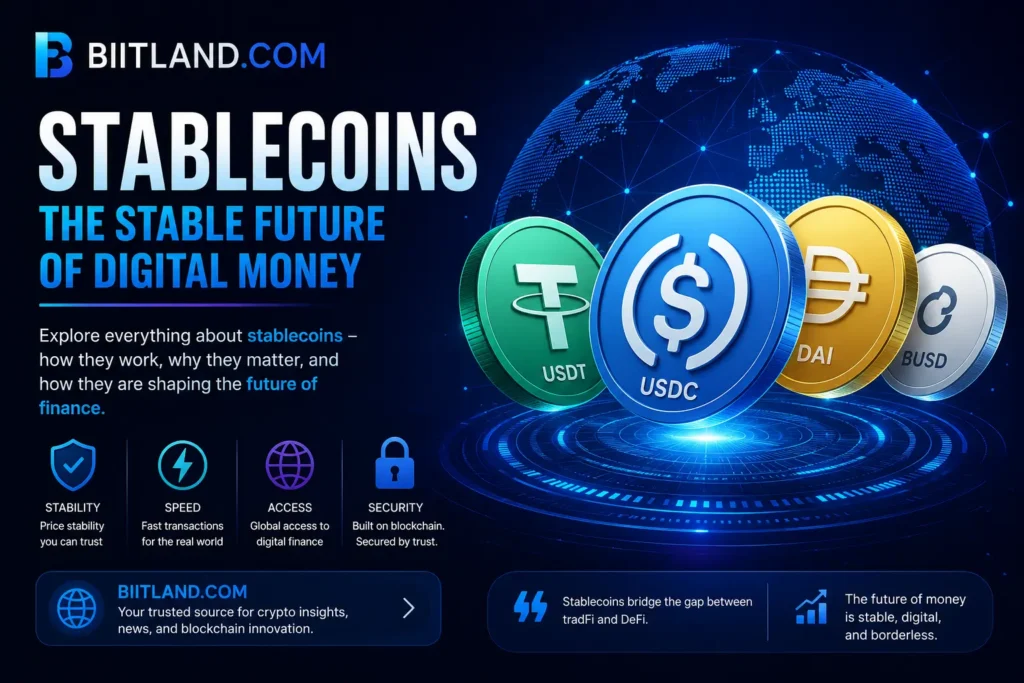 Biitland.com Stablecoins: A Complete 2026 Guide to Digital Stability, Security & DeFi Integration