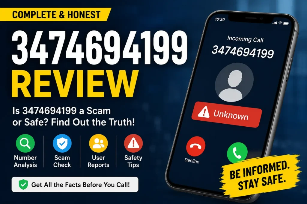 3474694199 Review: Is It Safe? Full Analysis, User Reports & Protection Guide 2026