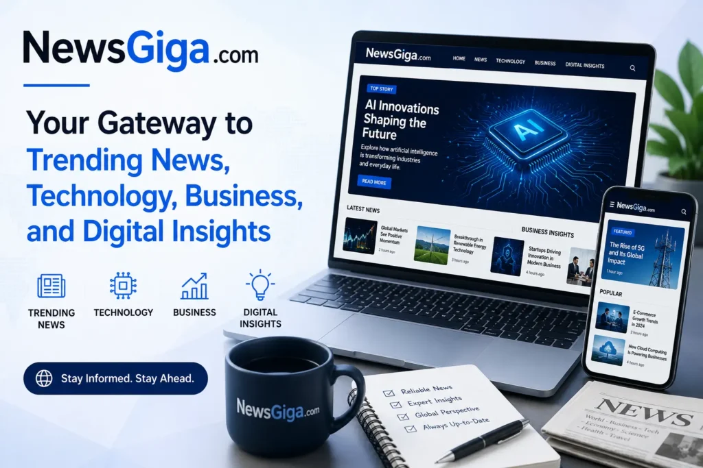 NewsGiga com: Your Gateway to Trending News, Technology, Business, and Digital Insights