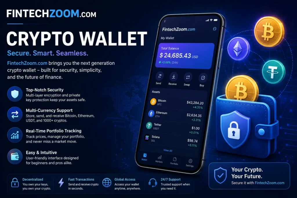 Fintechzoom.com Crypto Wallet: Features, Security, Benefits & Future of Digital Asset Storage