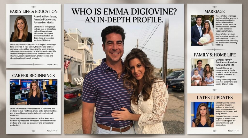 Who Is Emma DiGiovine? Early Life, Career, Marriage, Family & Latest Updates
